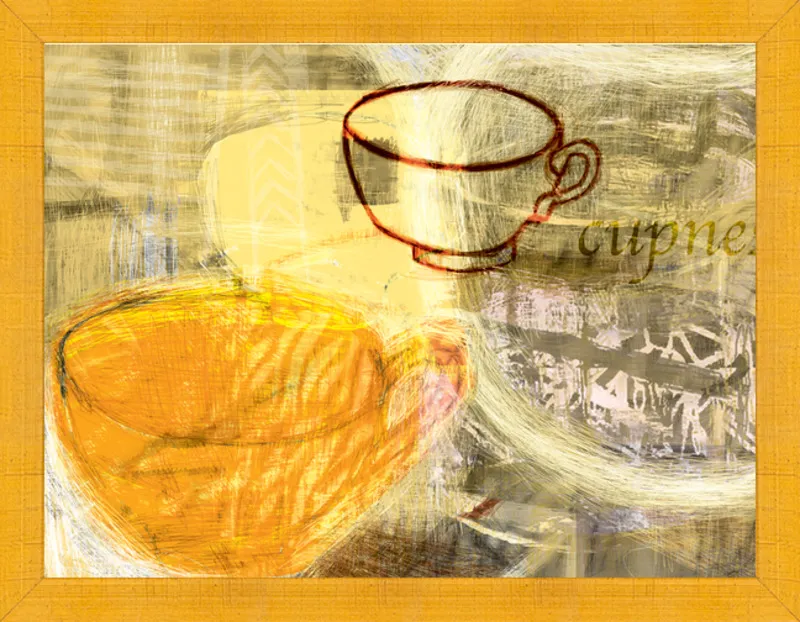 Still Life with Cups by Carmel Kushnir for Artfully Walls