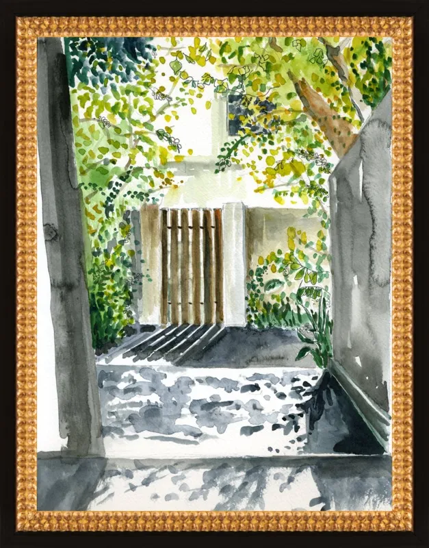 Garden Gate by Miri Eshet for Artfully Walls
