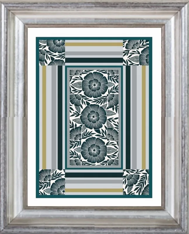 Botanical Frame 1 by Katharine Watson for Artfully Walls