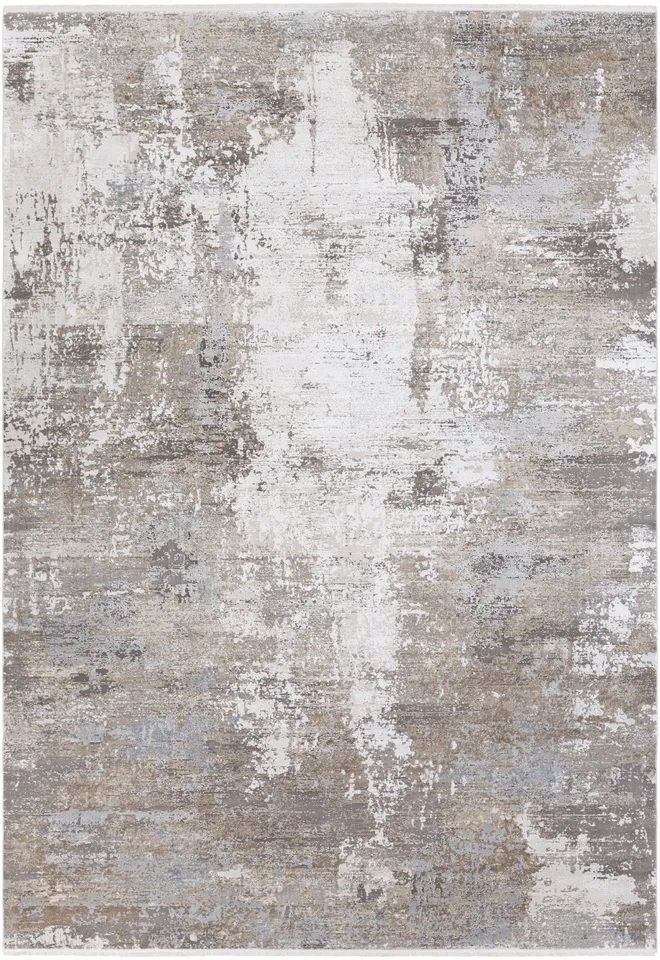 Solar Gray Indoor 7'9" x 11'2" Machine Woven Rug