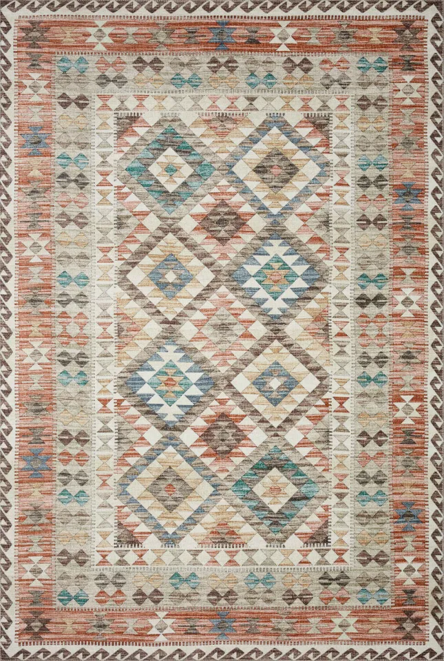 Loloi Zion Ivory / Multi 3'-6" x 5'-6"