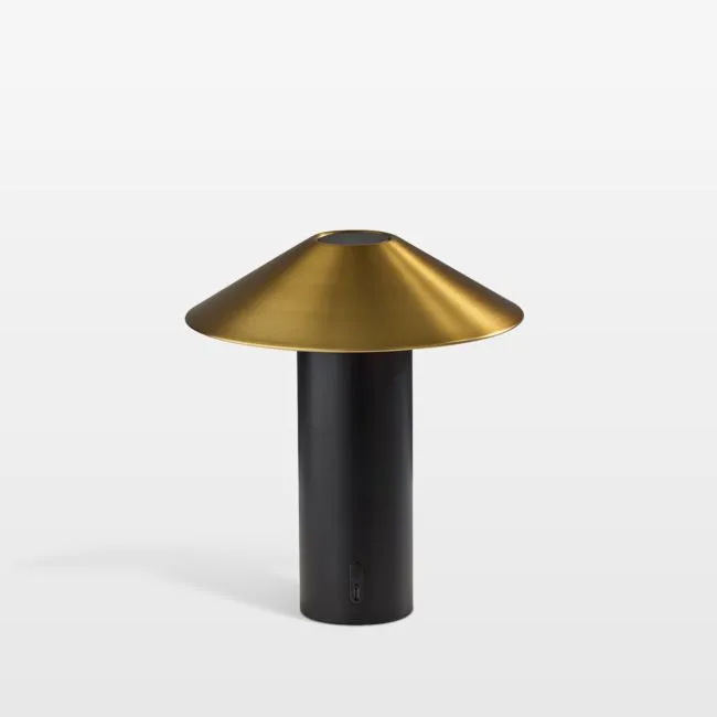 Pirlo Brass LED Cordless Table Lamp 11.75"