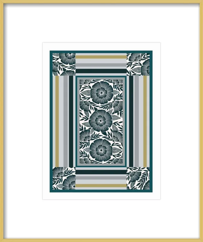 Botanical Frame 1 by Katharine Watson for Artfully Walls