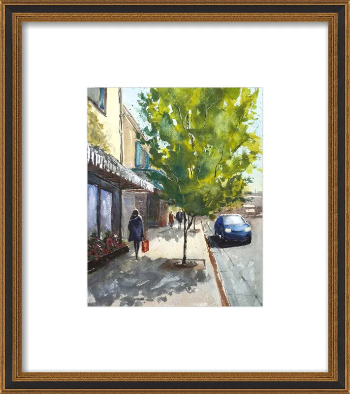 Shops in Laguna by Lauren Dusing for Artfully Walls
