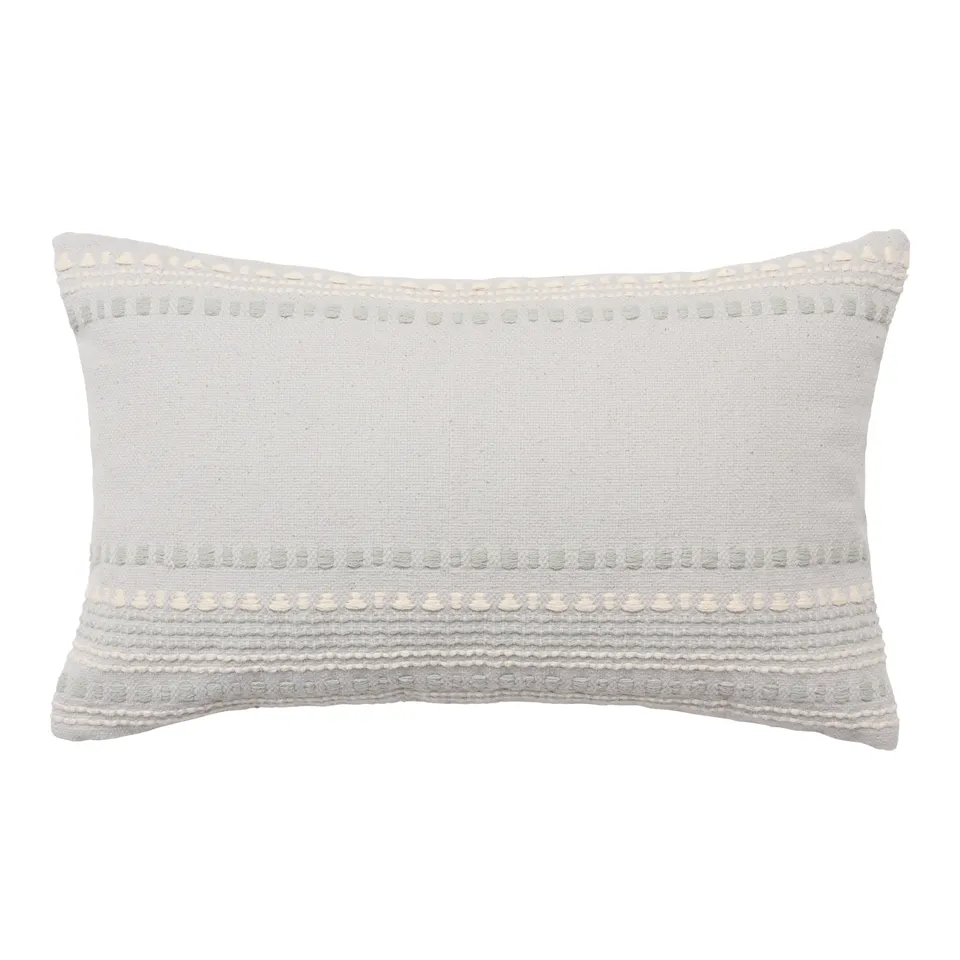 Design (US) Blue White 13"X21" Pillow