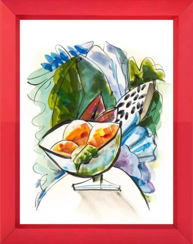 Still life with oranges by Becky Aubry for Artfully Walls