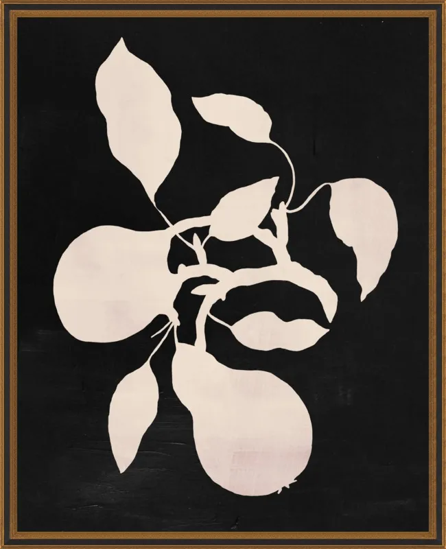 pears black and white by Ruti Shaashua for Artfully Walls