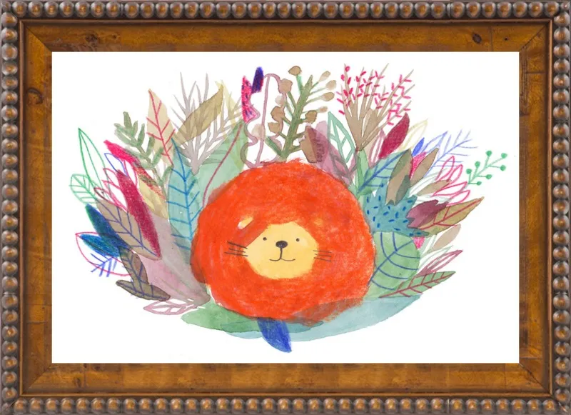 Lion by Marion Barraud for Artfully Walls