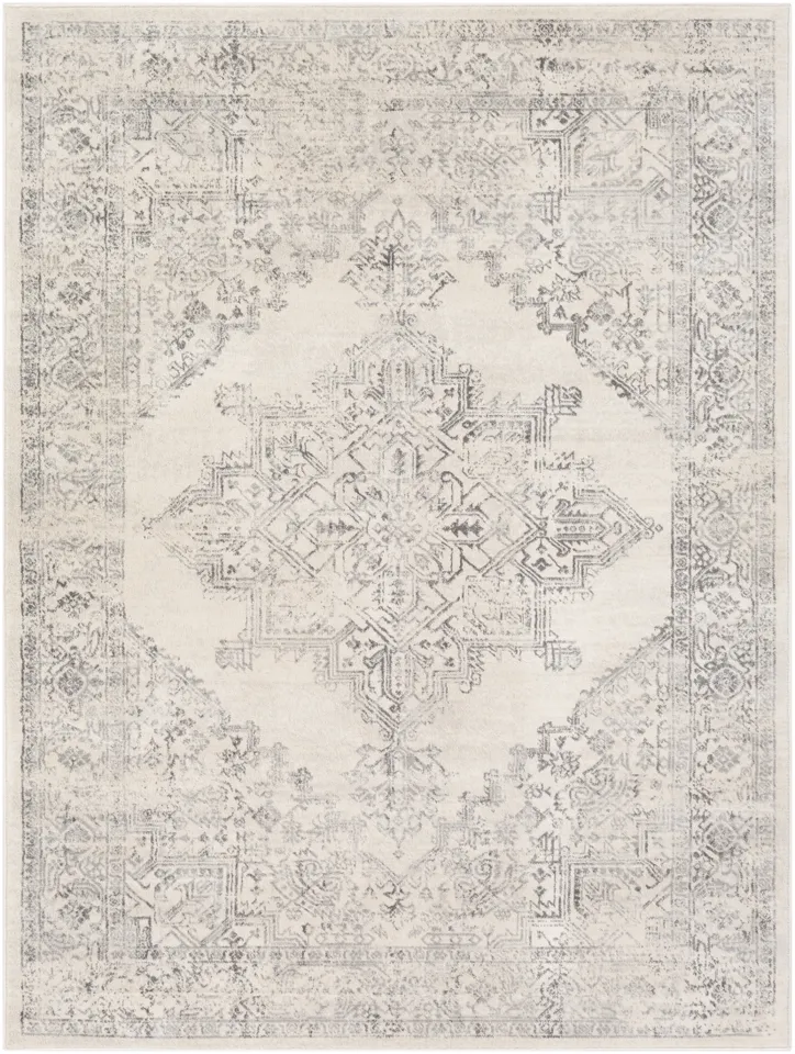 Roma Beige Indoor 5'3" x 7'1" Machine Woven Rug