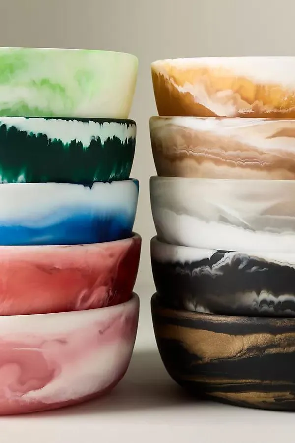 Hugo Resin Serve Bowl, Set of 2