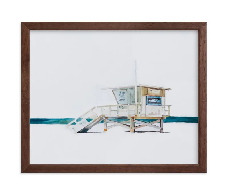 Hermosa Beach Lifeguard Tower Limited Edition Fine Art Print