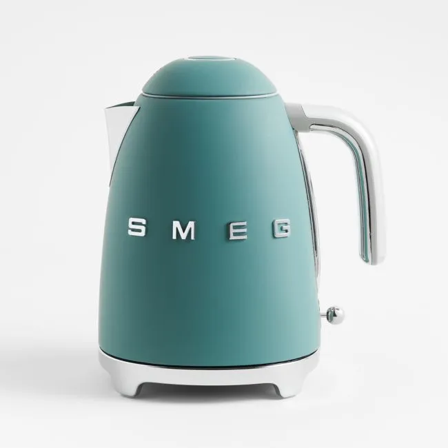 SMEG Matte Jade Green Retro Electric Tea Kettle