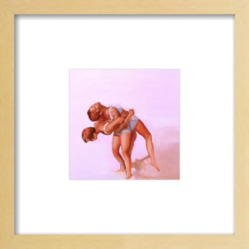 wrestling by Mary Sinner for Artfully Walls