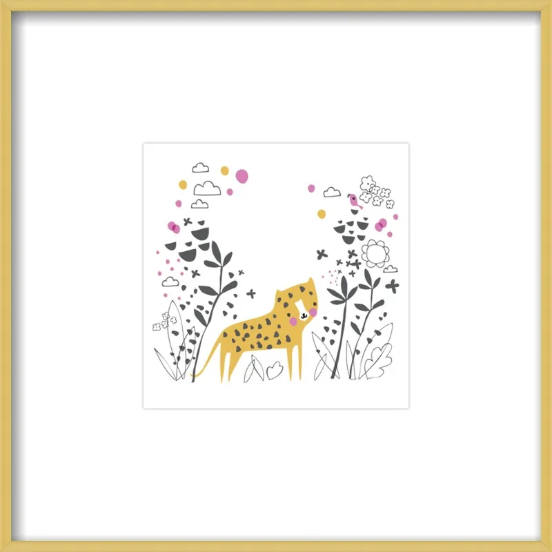Little jungle leopard by Lizzie Mackay for Artfully Walls