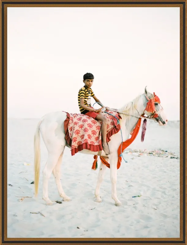 Boy on Horse by Andrew Jacona for Artfully Walls