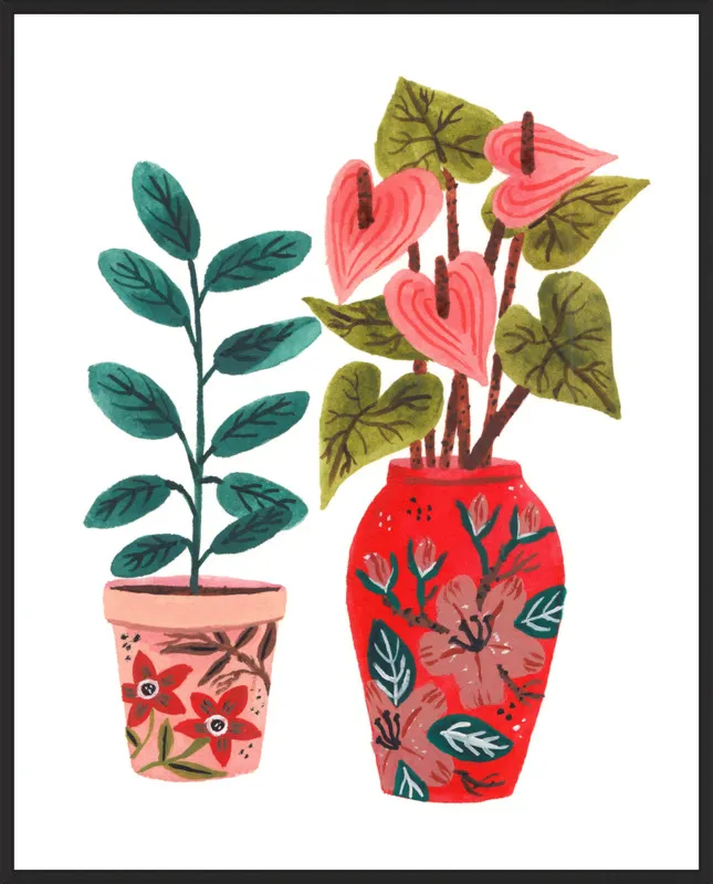 Planter by Ploypisut for Artfully Walls