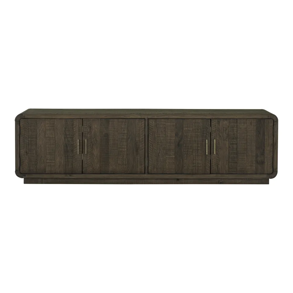Monterey Media Cabinet Aged Brown
