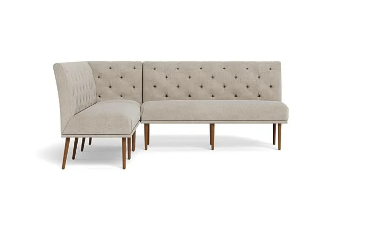 Dorian Upholstered Corner Banquette with Tufting Option