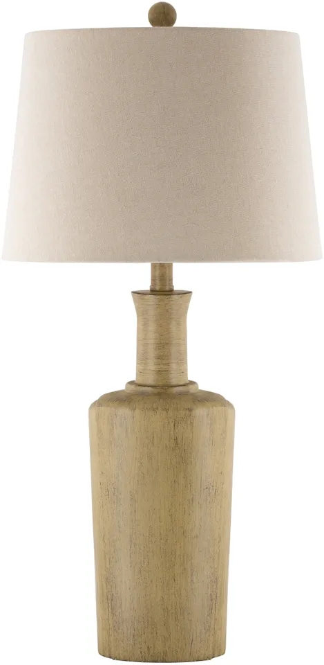 Capitan Tan Hand Finished 30"H x 14"W x 14"D Accent Table Lamp