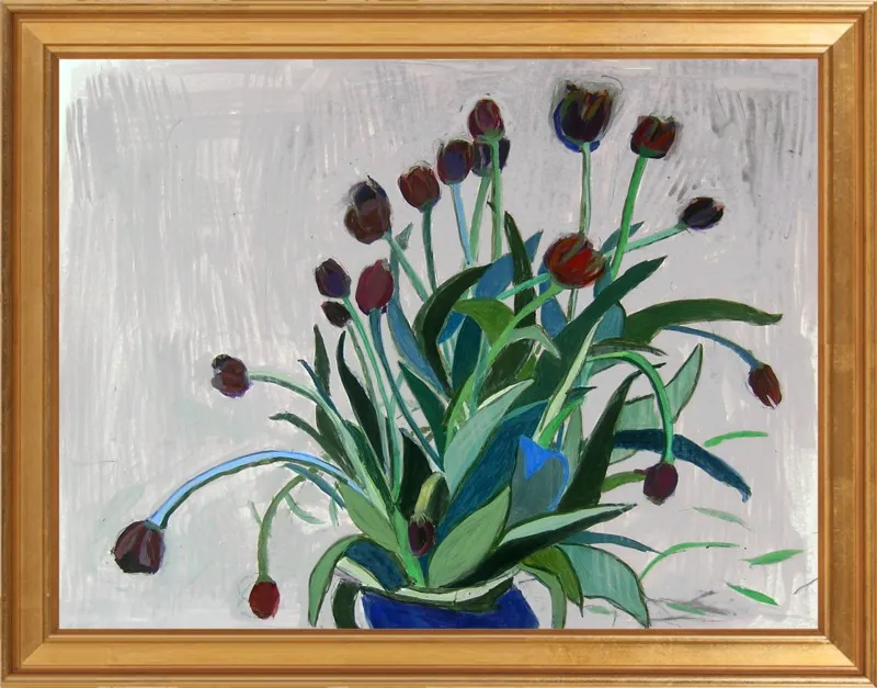 queen of the night tulip by Liz Innvar for Artfully Walls