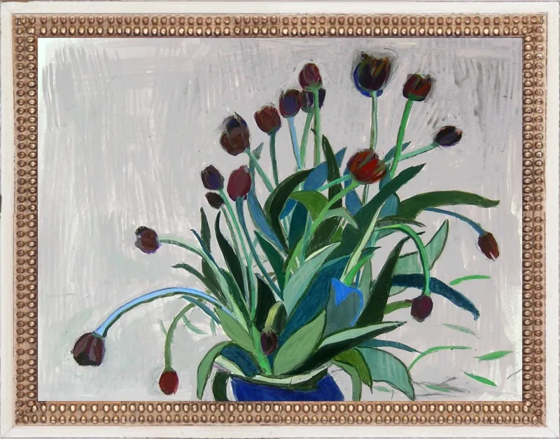 queen of the night tulip by Liz Innvar for Artfully Walls