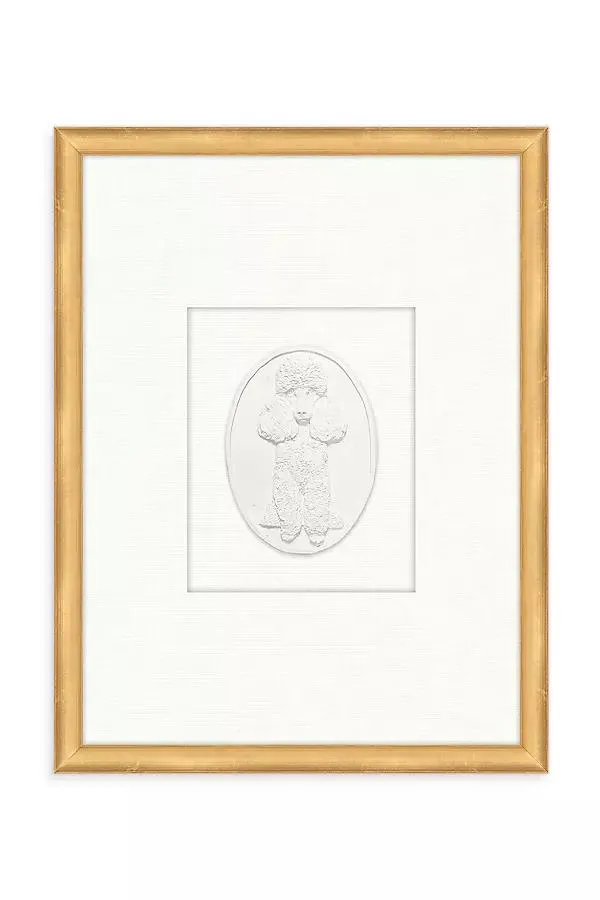 Dog Cameo Wall Art