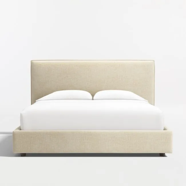 Lotus Upholstered Queen Bed with 41" Headboard