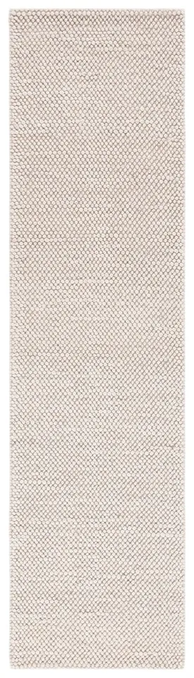 Safavieh Hand Woven Area Rug, NAT425F, Grey/Ivory, 2'-3" X 11'
