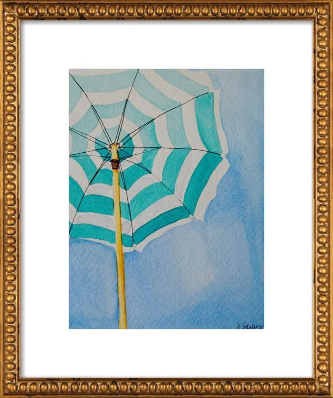 Stripes (Beach Umbrella Series) by Jen Scully  for Artfully Walls