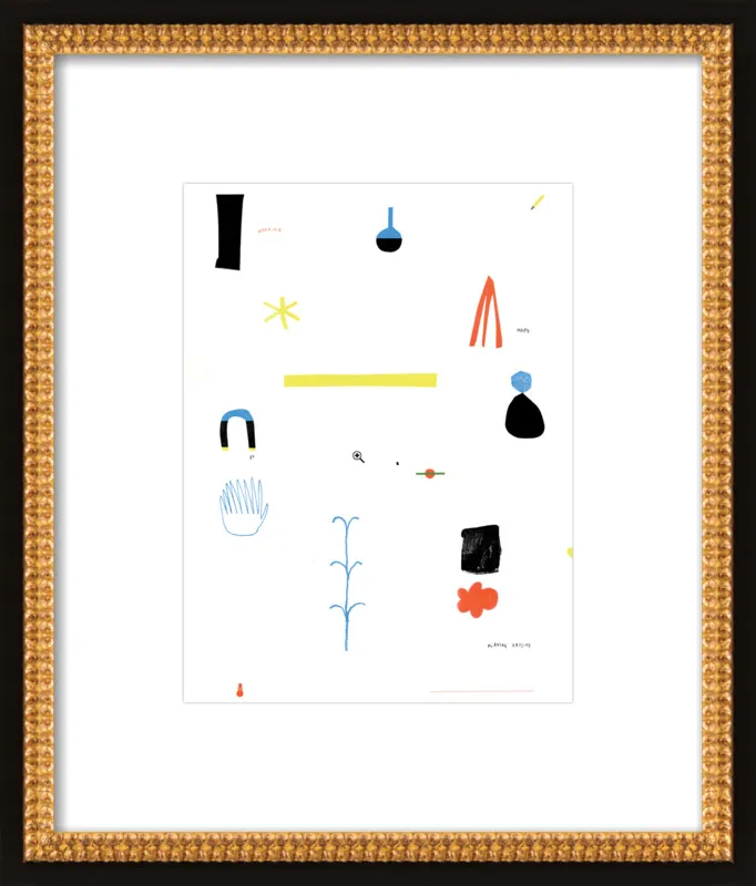 Working hard by playing around  by Agata Królak for Artfully Walls