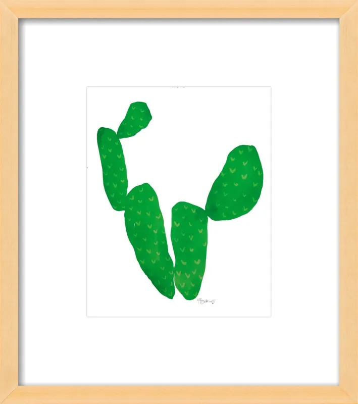 Green Cacti by Kate Roebuck for Artfully Walls