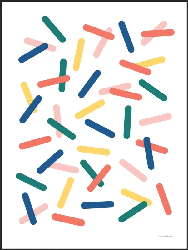 Sprinkle by Becky Hui Chan for Artfully Walls