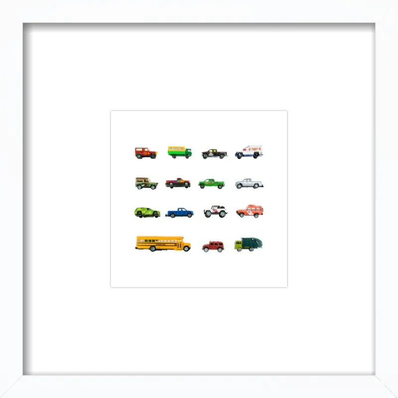 Vintage Toy Trucks by Jennifer Steen Booher for Artfully Walls