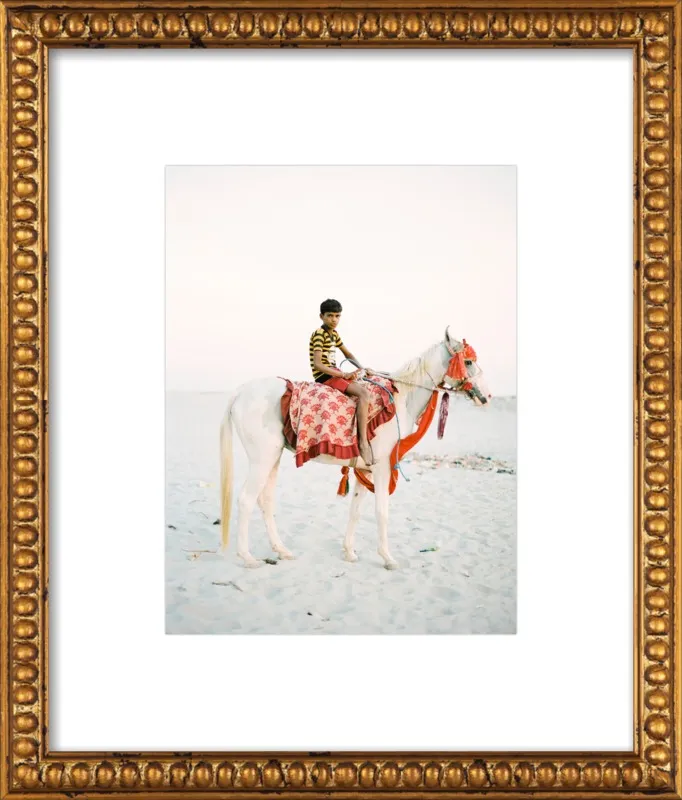 Boy on Horse by Andrew Jacona for Artfully Walls