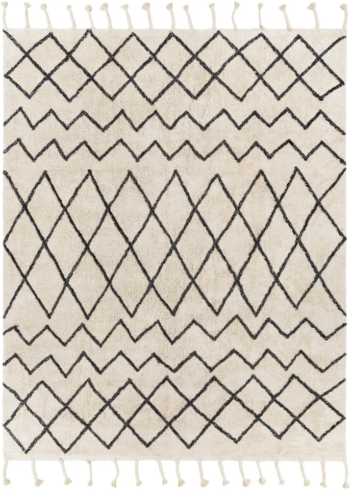 Khemisset Beige Indoor 2'6" x 4' Handmade Rug
