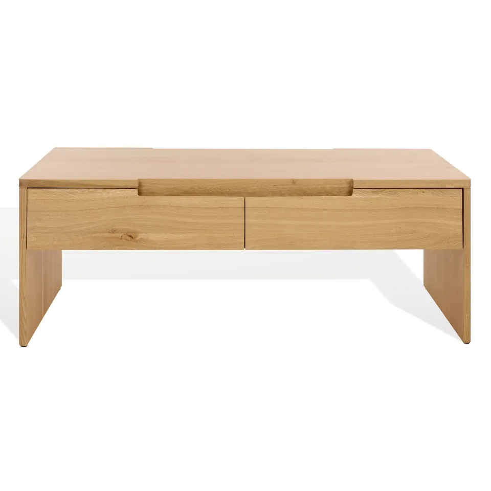 Riverside Oak Wood Coffee Table - Natural Oak