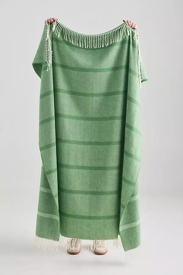 Montauk Stripe Herringbone Throw Blanket