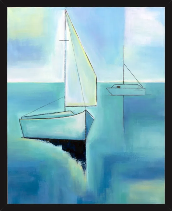 Harbor Greens by Cory McBee for Artfully Walls