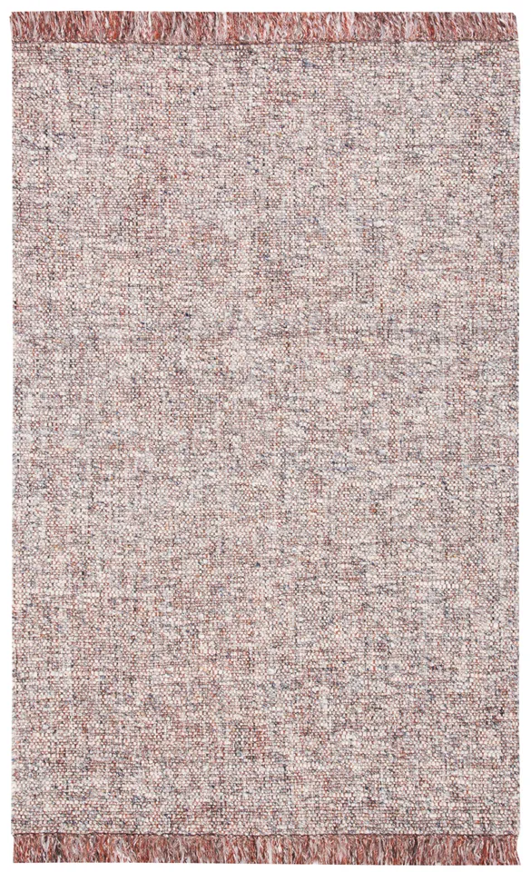 Safavieh Couture Vermont Collection Hand Loomed Area Rug, Grey / Rust, 8' x 10'