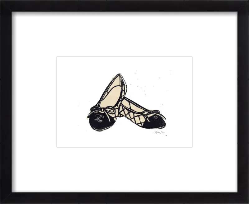 Chanel Ballet Flats by Anna See for Artfully Walls
