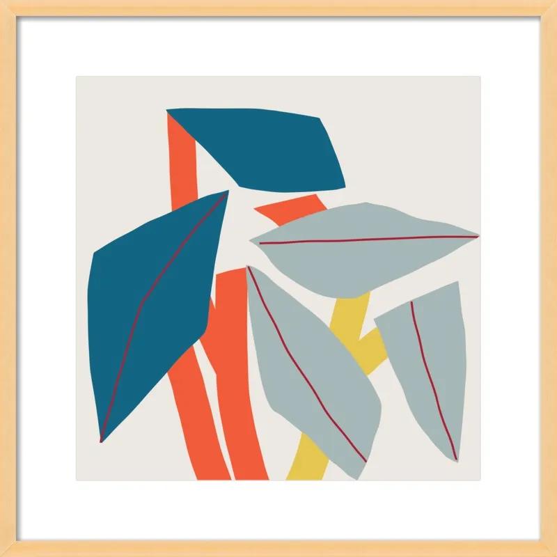 Colourful leaves by Jessica Nielsen for Artfully Walls