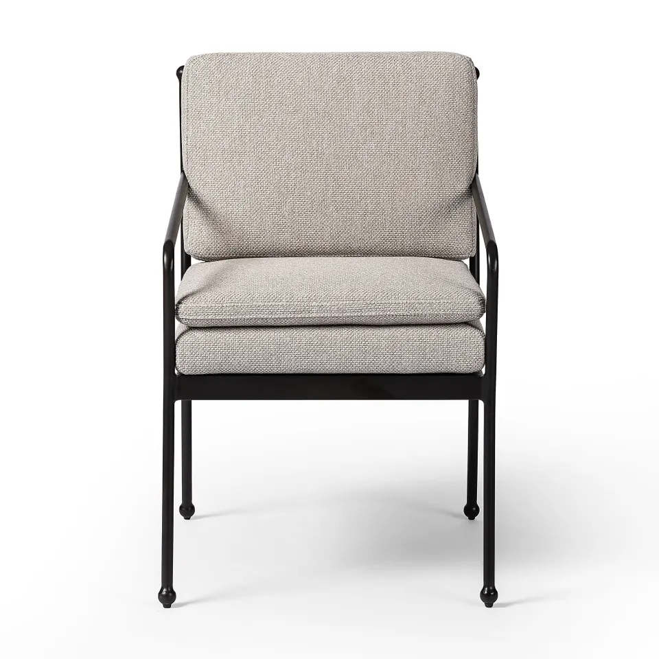 Tally Outdoor Dining Armchair - Ramiro Ecru