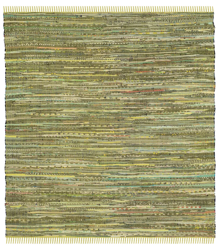 Arlo Home Hand Woven Area Rug, RAR127D, Light Green/Multi,  6' X 6' Square