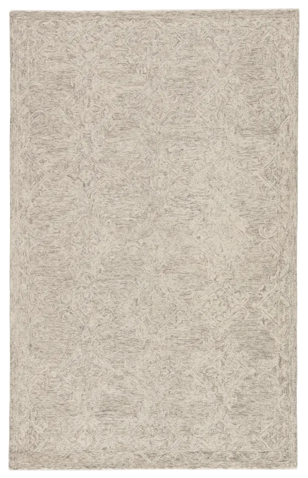 Corian Handmade Trellis Gray Runner Rug (3'X10')