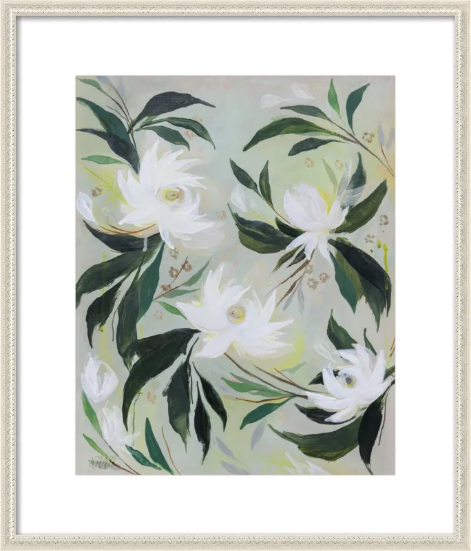 White Gardenia by Rachel Roe for Artfully Walls