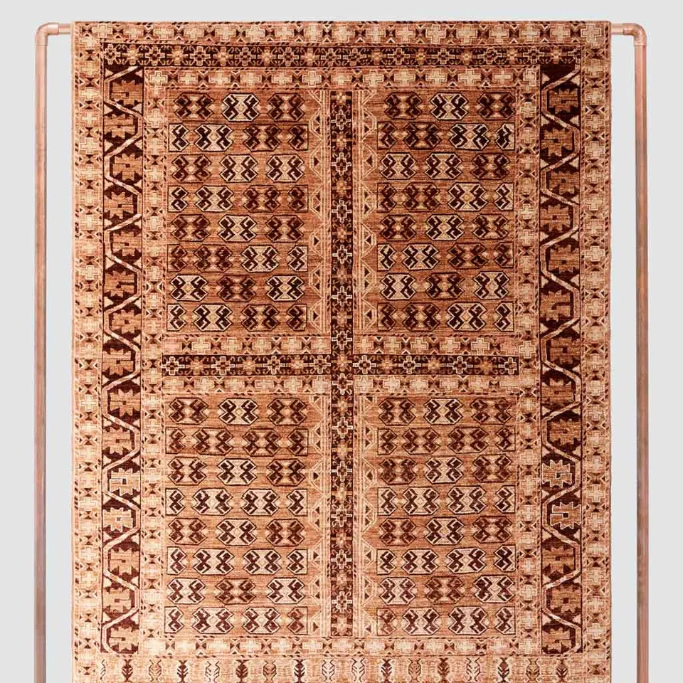 The Citizenry Alia Hand-Knotted Area Rug | 6' x 9' | Tobacco
