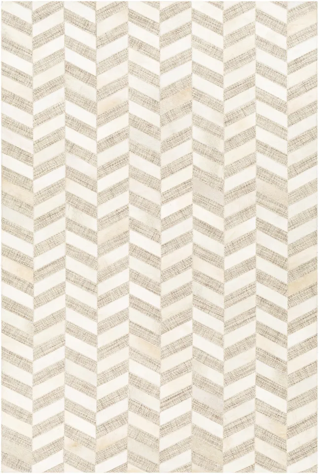 Jardin Beige Indoor 10' x 14' Handmade Rug