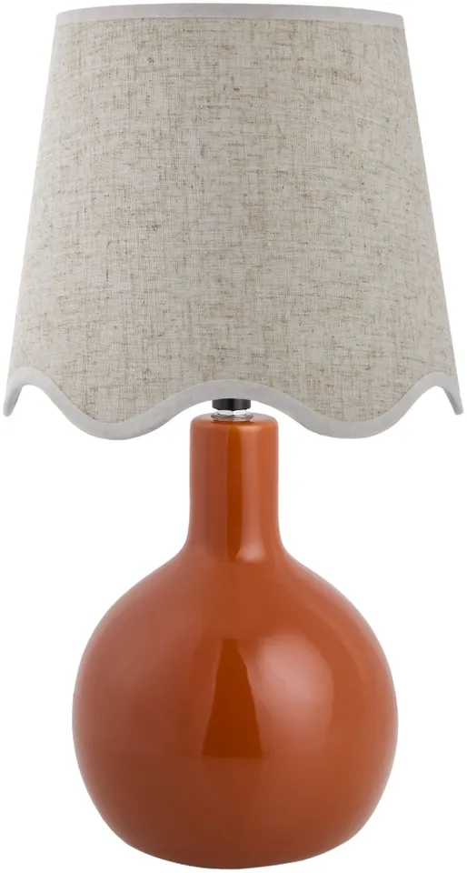 Balbao  High Gloss 15"H x 9"W x 9"D Accent Table Lamp