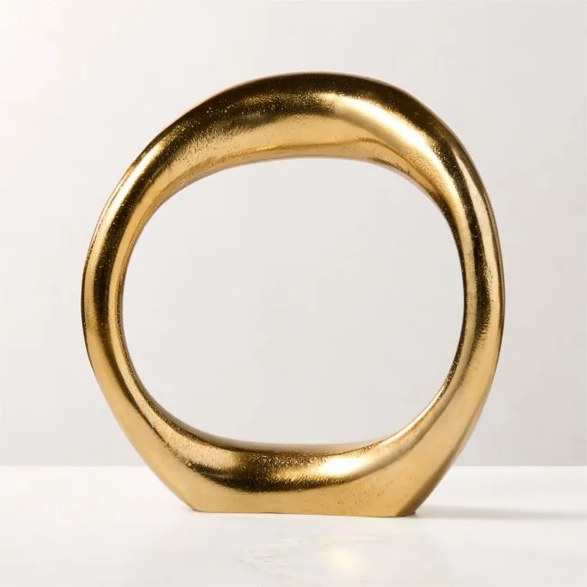 Atmosphere Aged Bronze Ring Sculpture