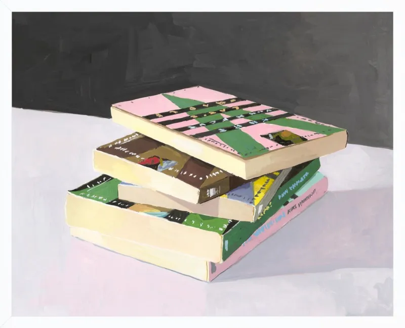 Vonnegut Stack by Elizabeth Mayville for Artfully Walls